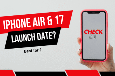 iPhone Air Launched—Thinnest iPhone Ever with A19 Pro & iOS 26